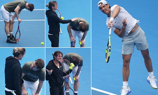 Andy Murray Meringis setelah Selangkangannya Dihajar Servis Rafael Nadal
